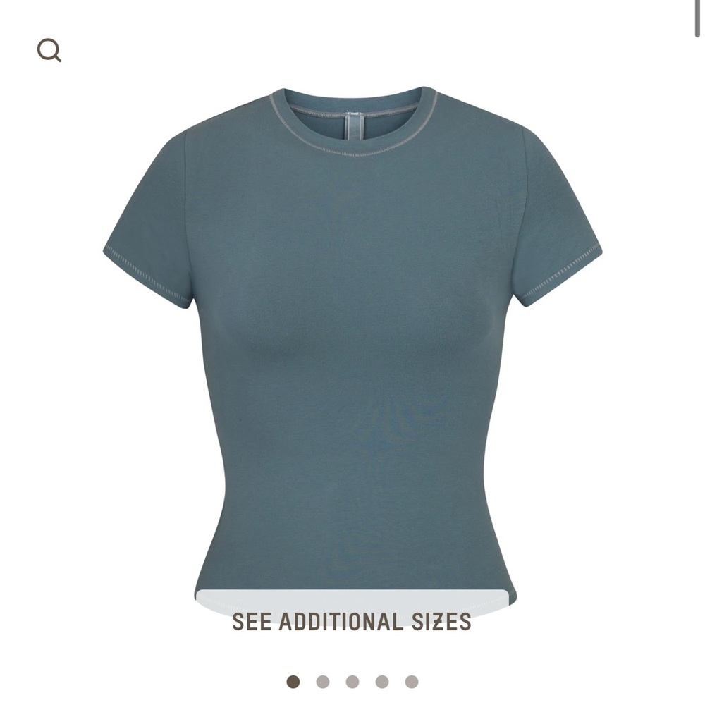SKIMS - KYANITE COTTON JERSEY TSHIRT